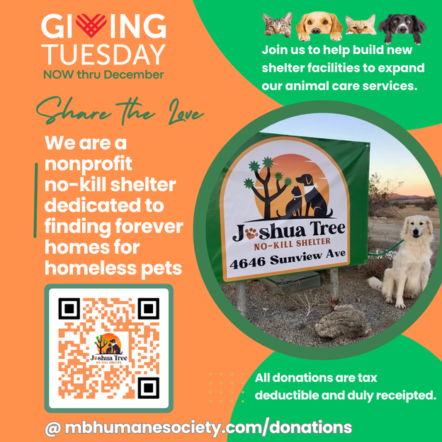 Donations - MORONGO BASIN HUMANE SOCIETY